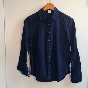 J. Crew button front shirt size 2 navy